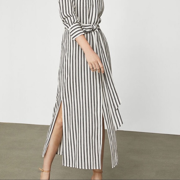 BCBGMaxAzria Striped Shirt Dress - new - Picture 4 of 7